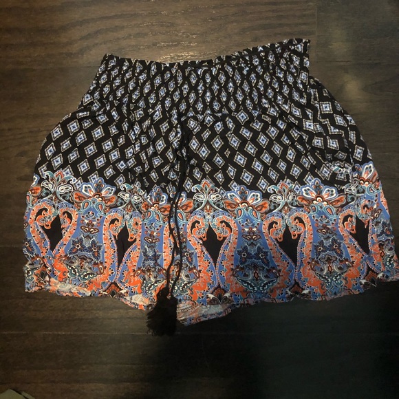 High waisted printed shorts - Picture 1 of 1